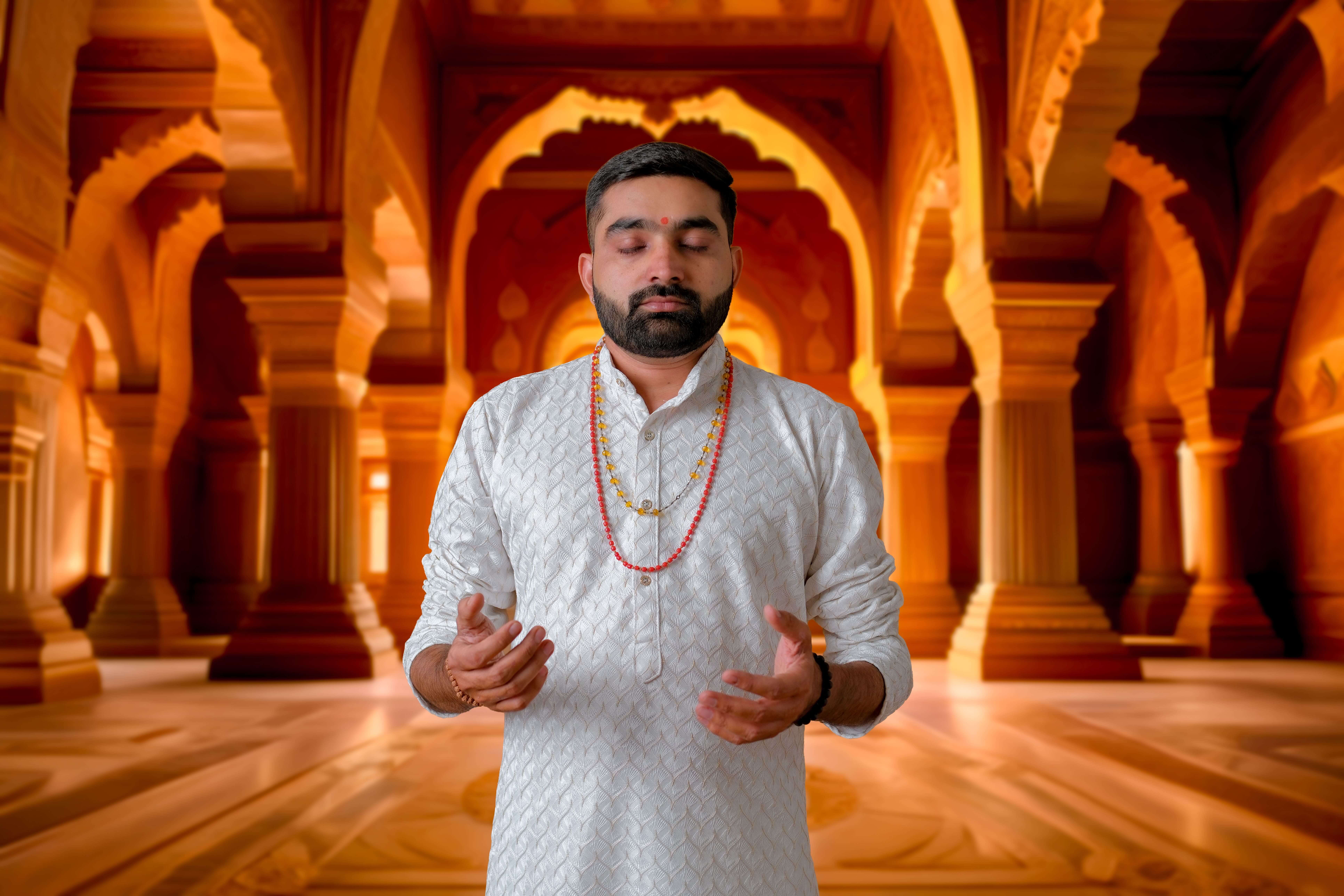 Vishal Maharaj - About Image